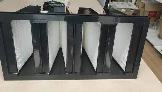 Filtro sostitutivo HEPA ULPA VW Bank Type Purificatore d'aria in fibra di vetro V