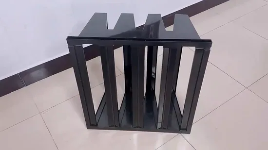 Factory Price V Bank Air Filter ABS Frame Plastic Case V Cell Air Filter Frame 