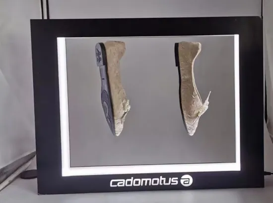 Espositori per bottiglie di scarpe galleggianti a levitazione magnetica con logo girevole a 360°, personalizzabili, per negozi di scarpe